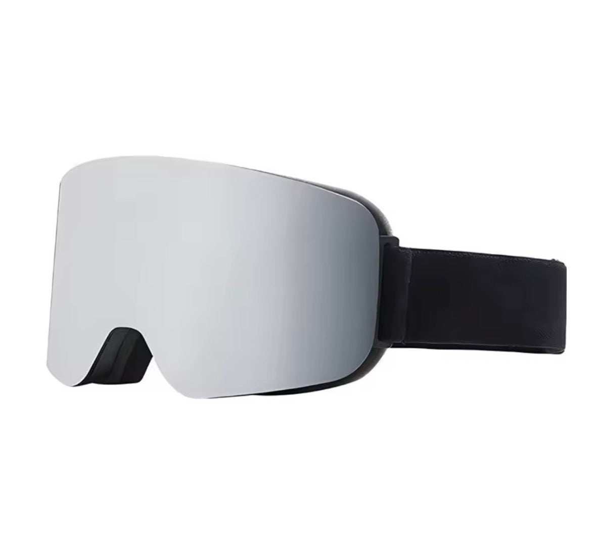 silver ski goggles Drift