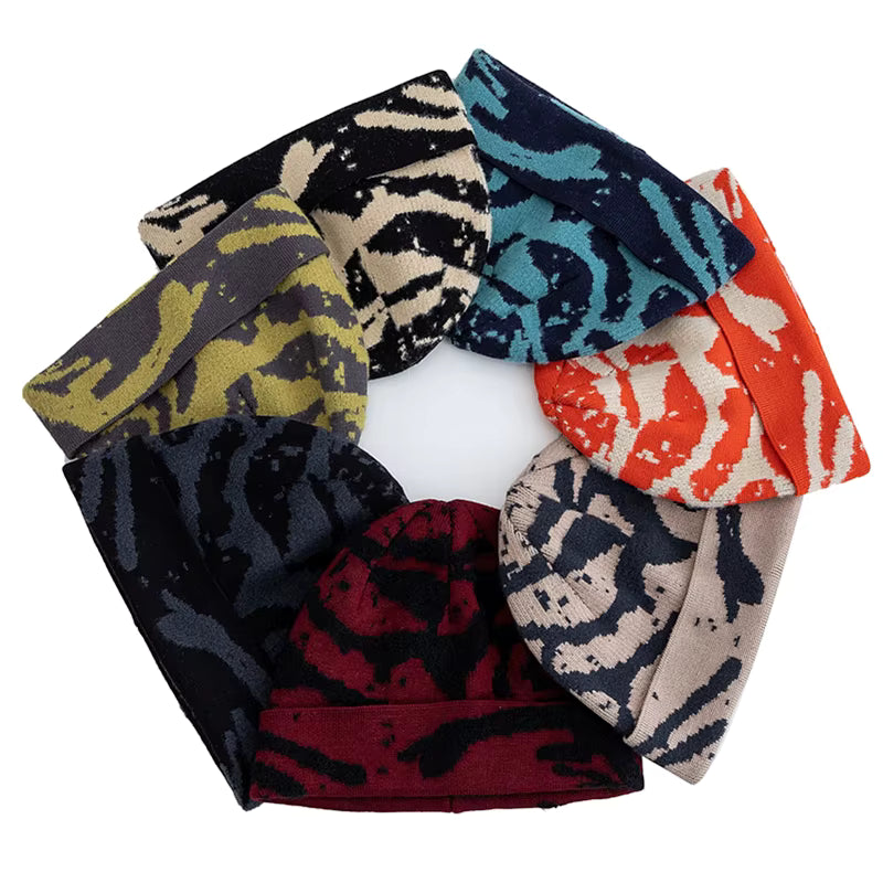 Camo Knit Beanie